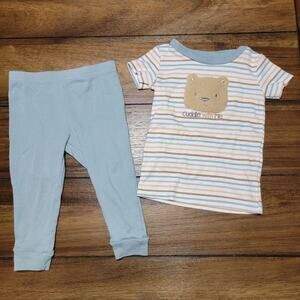 2 Pc Millie & Myles Infant Pant and Tee Outfit "Cuddle With Me" Bear - Size 18M